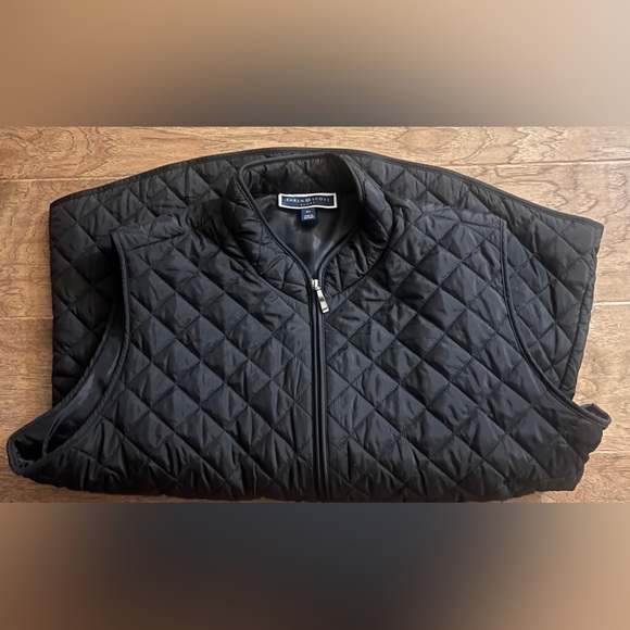 Karen Scott Black Quilted Vest - Picture 4 of 6